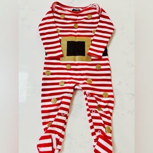 Baby Mud Pie Santa Outfit 3-6M